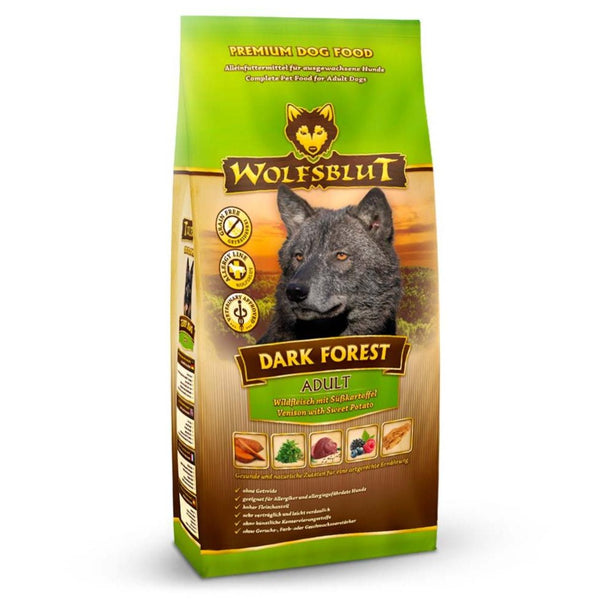 Croquettes pour chiens adultes Dark Forest Wolfsblut