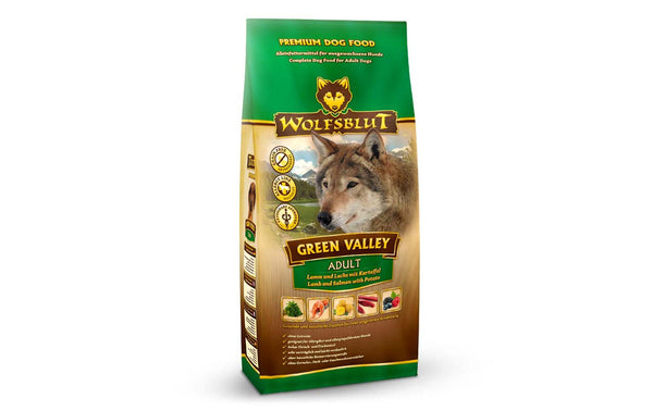 Croquettes pour chiens adultes Green Valley Wolfsblut