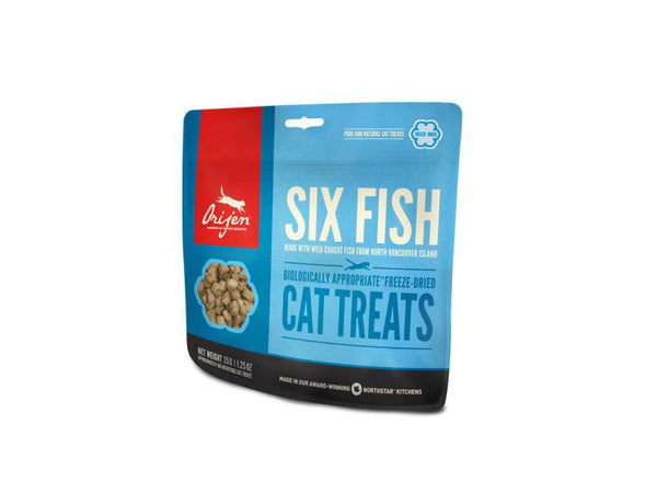 Cat Treat Six Fish poisson, lyophilisé Orijen