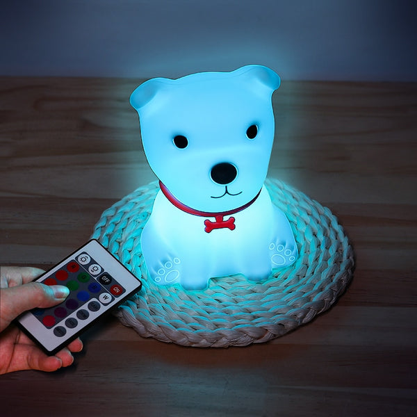 Veilleuse LED chien pour enfants