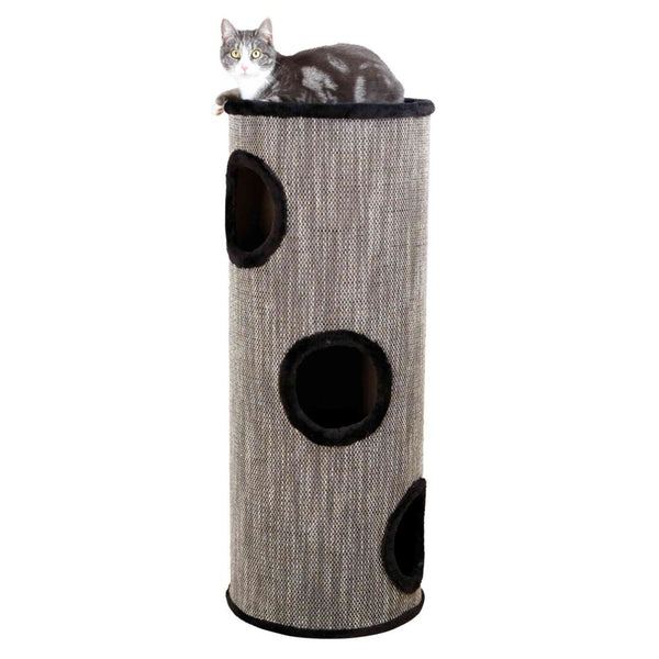 Cat Tower Amado, 100 cm, chiné noir/noir